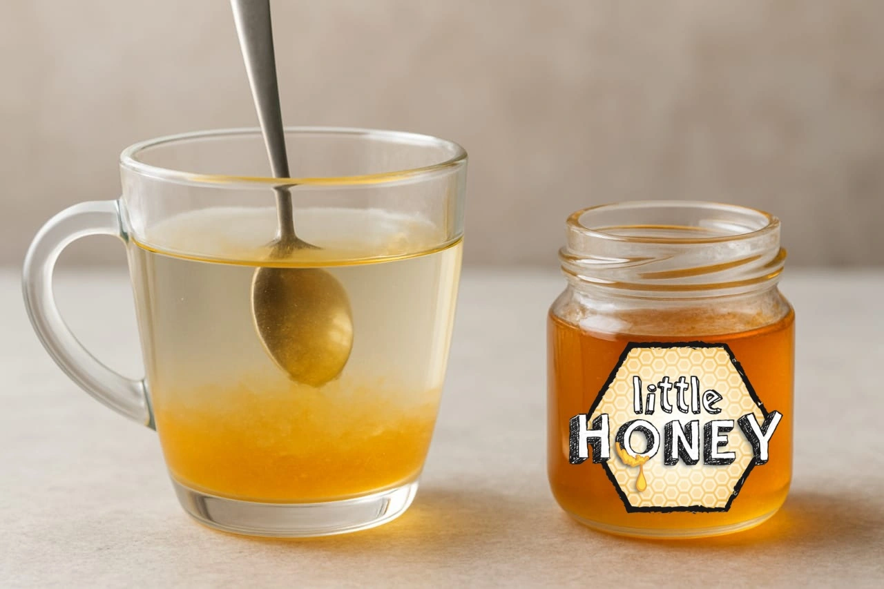 Glass of warm Honey With Water on a morning table, a healthy drink that boosts energy, improves digestion, and supports glowing skin naturally.