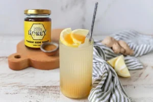 Honey Detox Drink with lemon and warm water recipe for natural weight loss support