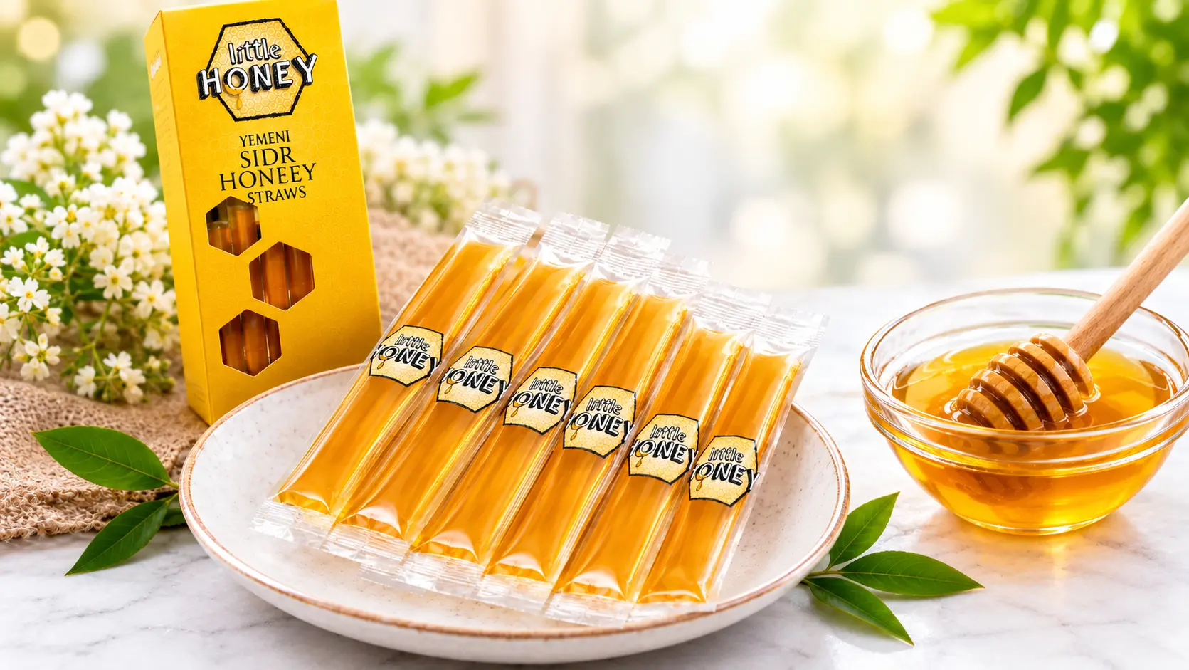 Honey Straws for Energy natural honey sticks for quick daily boost